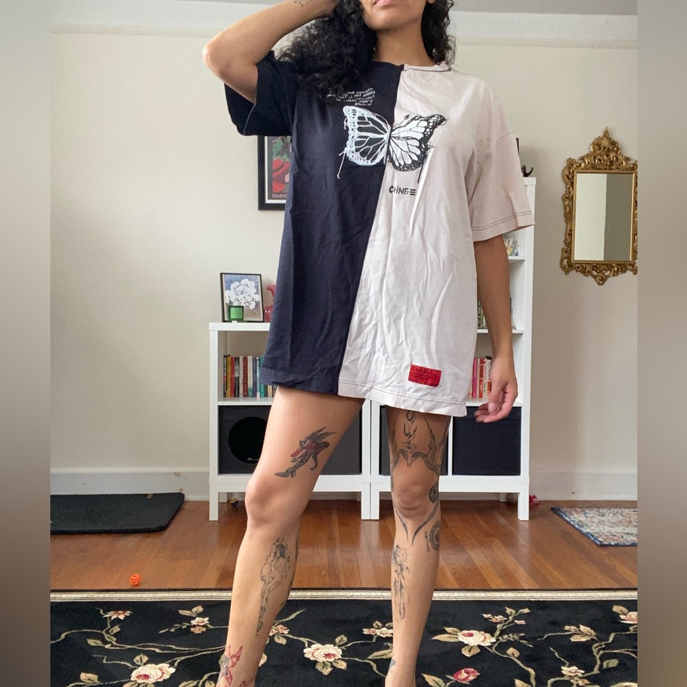 CHNGE Two Tone Darwin T-shirt Dress
